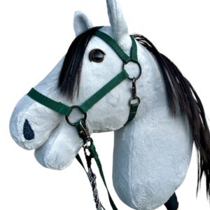 Koń hobby horse szary A4