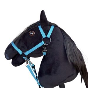 Koń hobby horse czarny A4