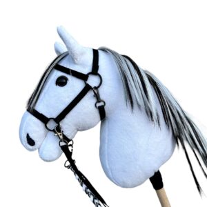 Koń hobby horse biały A4
