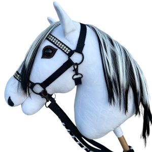 Koń hobby horse biały A3