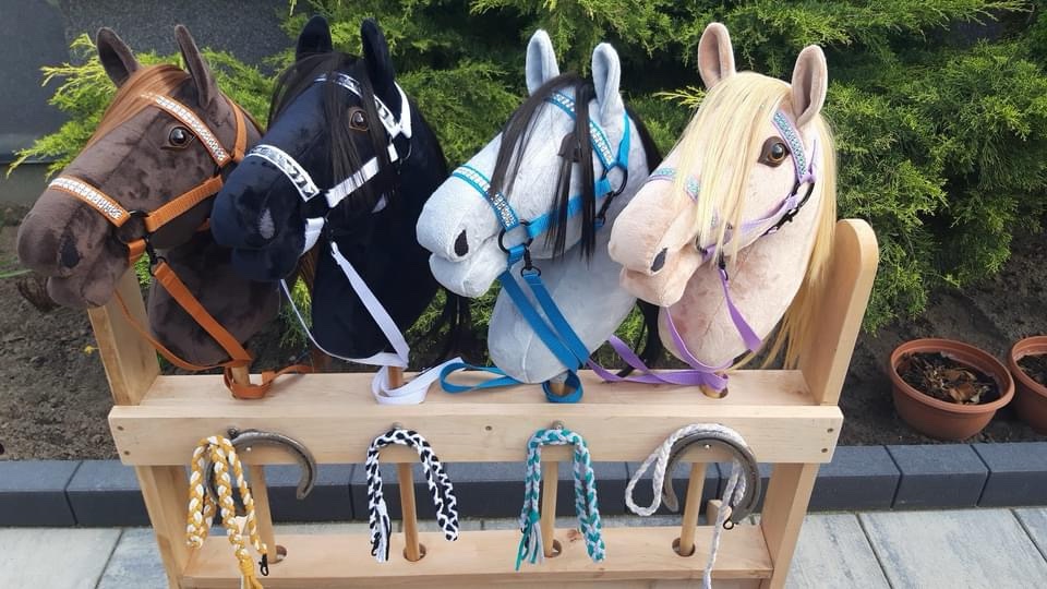 Koń hobby horse czarny A3 - obrazek 2